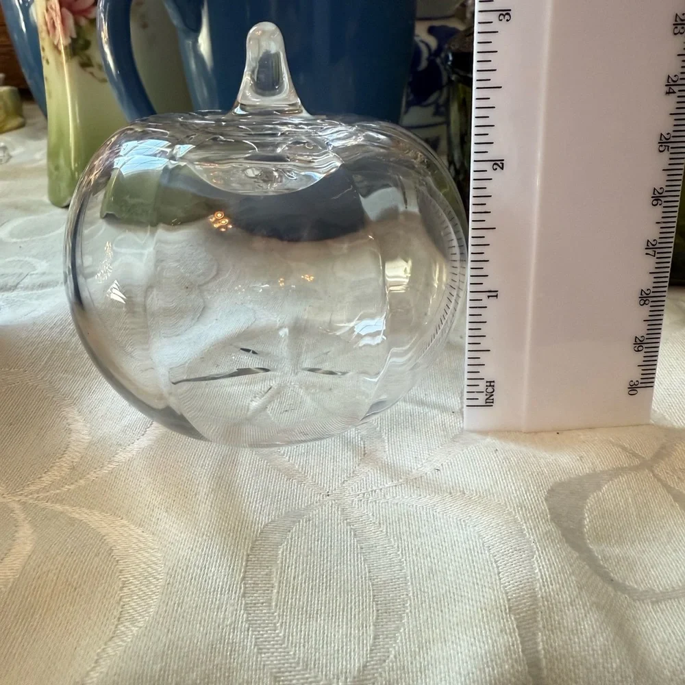 Princess House Clear Glass Pumpkin - Picture 6 of 6